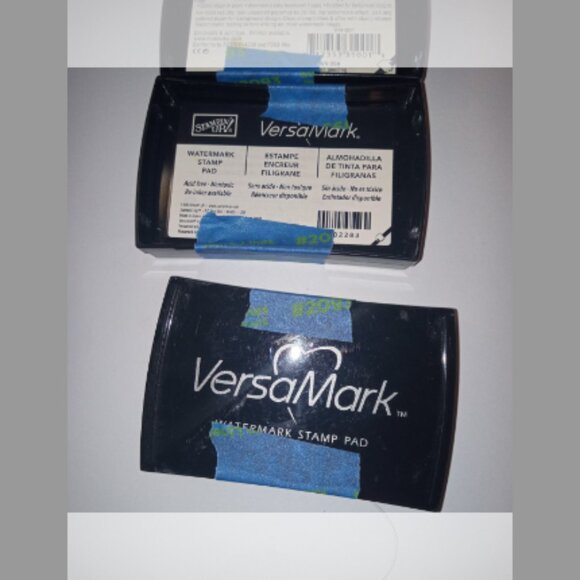 Versa Mark Watermark Stamp Pads Set of 3 w/ Watermark Solution NWOT - Picture 2 of 5